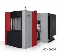 適用於重切削的加工能力及多樣化加工性能的臥式加工中心機